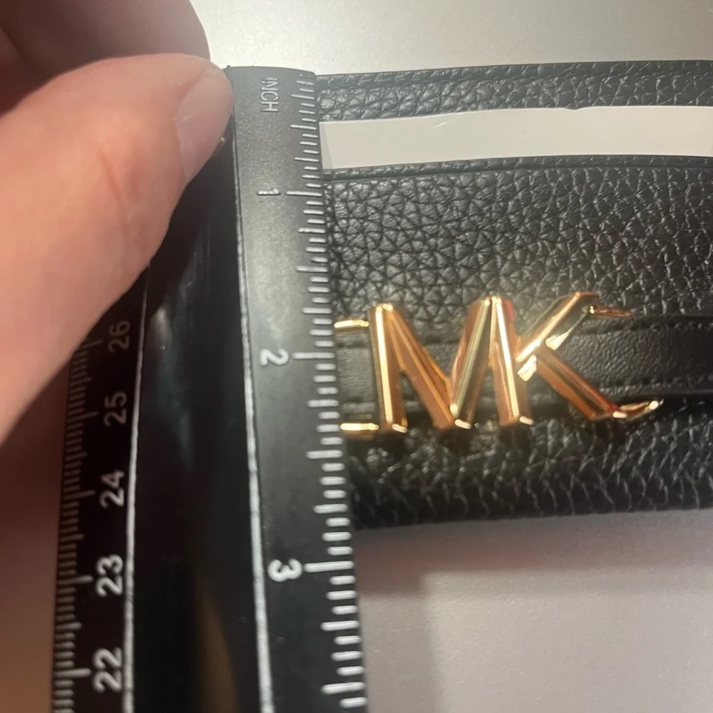 Michael Kors, black large card holder. NWT